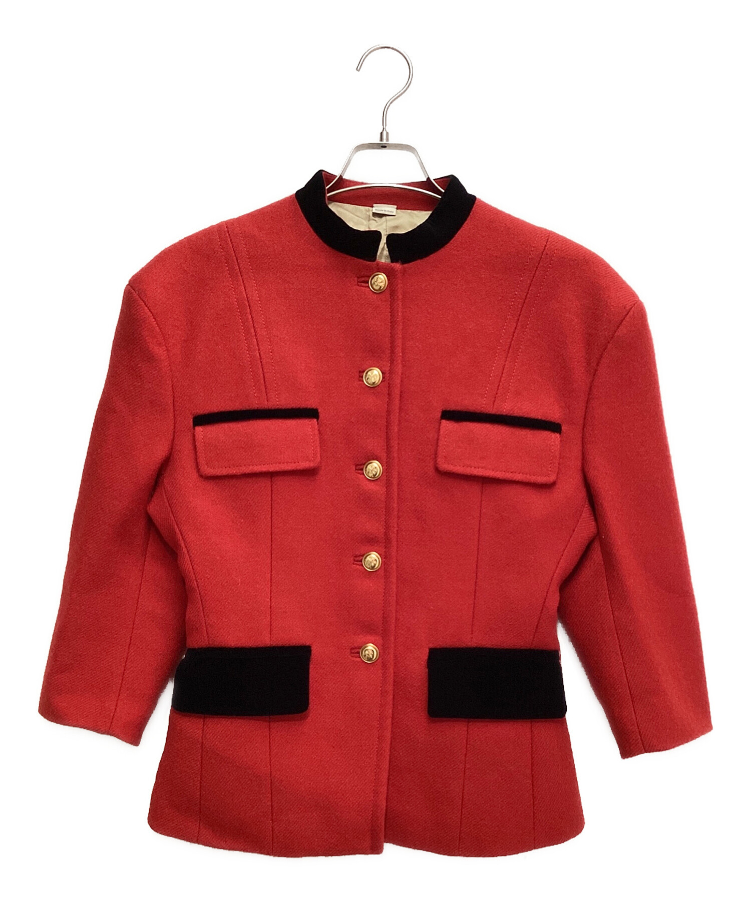 中古・古着通販】GUCCI (グッチ) Padded shoulders wool mohair jacket