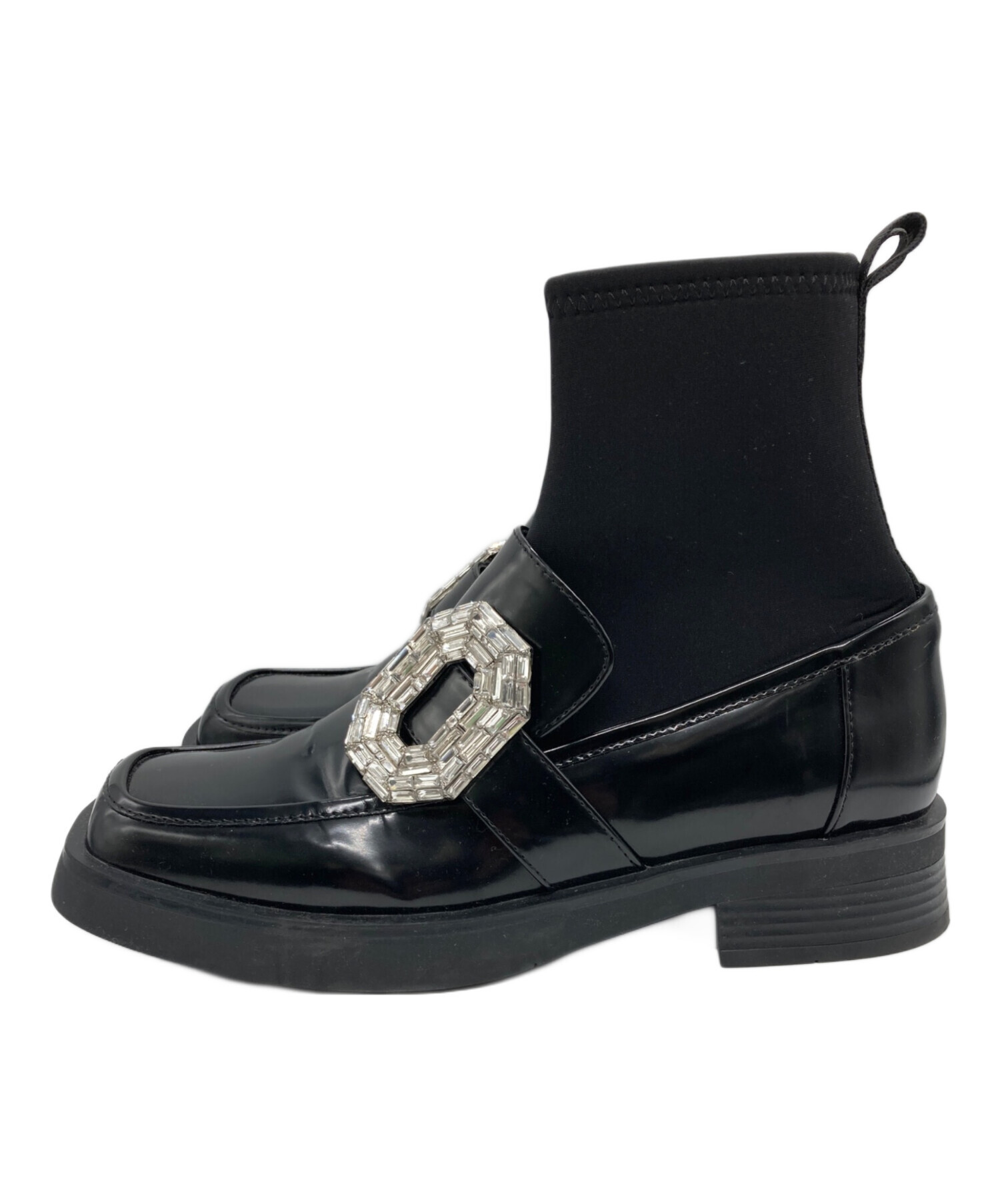 Square Toe Loafer Boots herlipto 【公式通販】