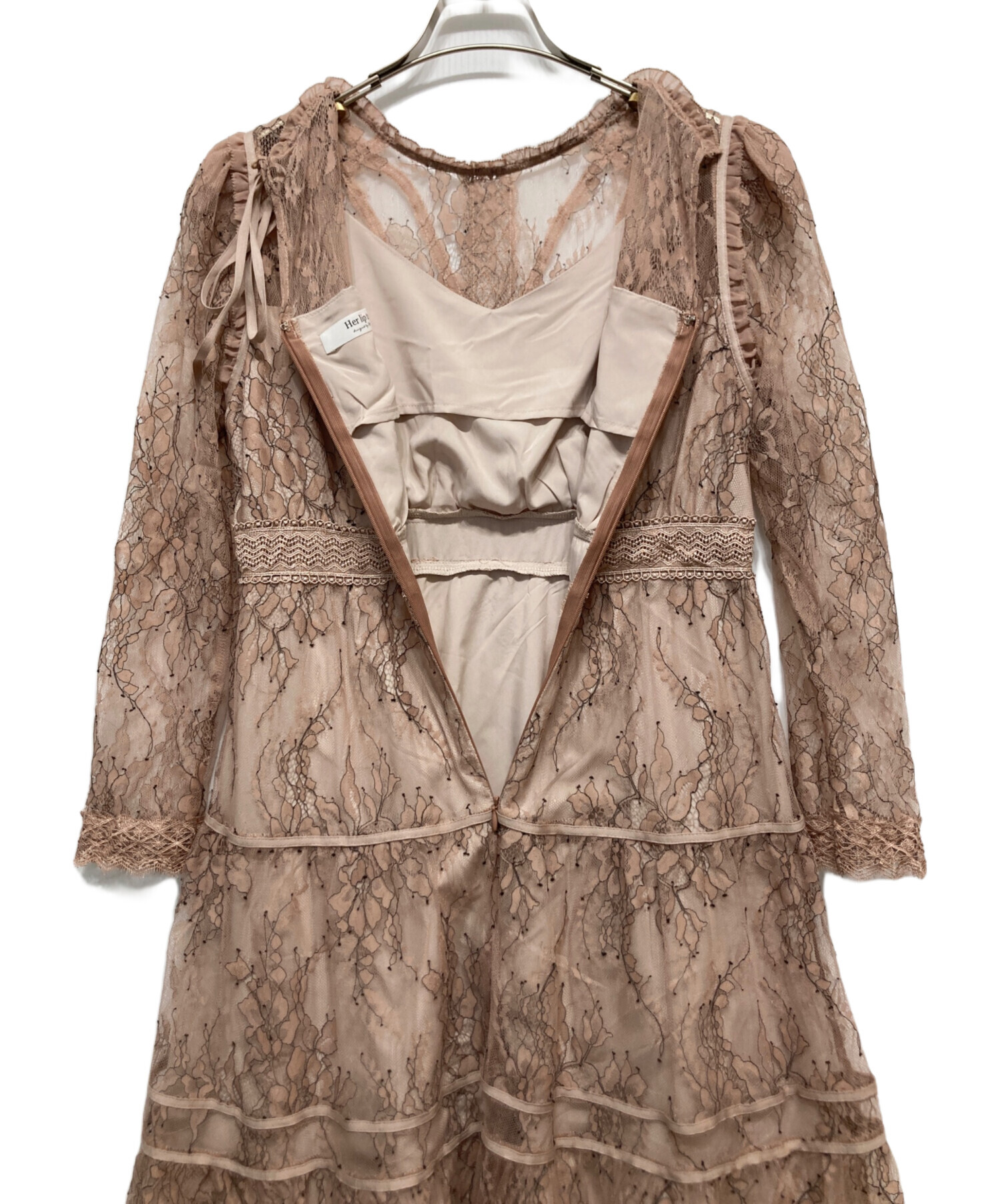 中古・古着通販】HER LIP TO (ハーリップトゥ) Jupiter Lace-Trimming