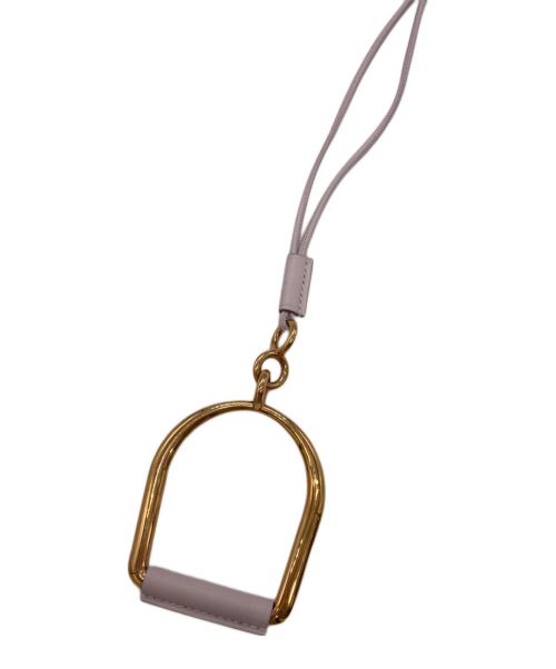 【レア】　エルメス エリタージュ エケストル　GMサイズ　ペンダント　 黒　PG レア】エルメス エリタージュ エケストルGMサイズペンダント 黒PG