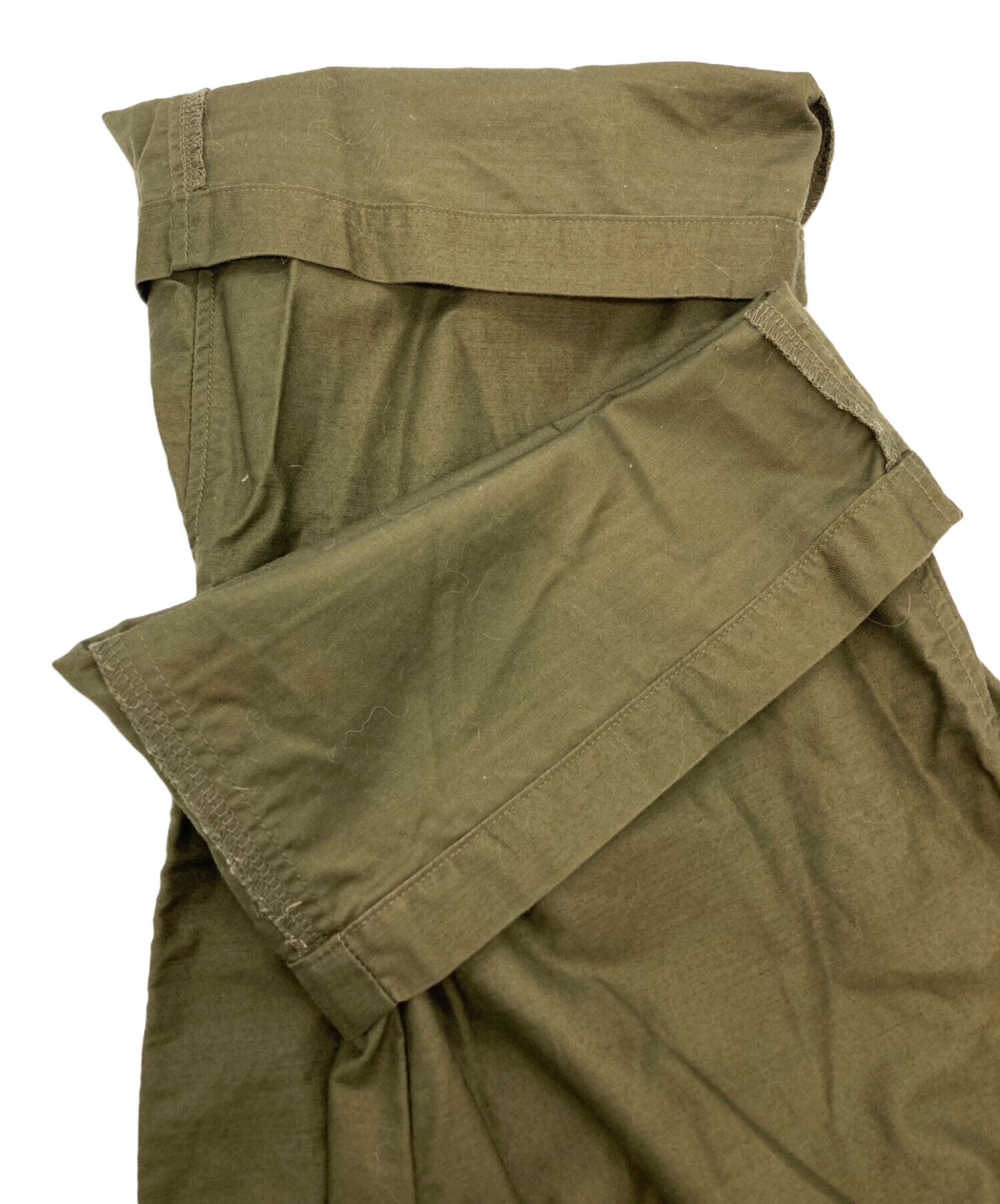 未使用品　mizuiro ind(ミズイロインド)カーゴイージーパンツ　カーキ 中古・古着通販】mizuiro-ind (ミズイロインド) イージーパンツ カーキ