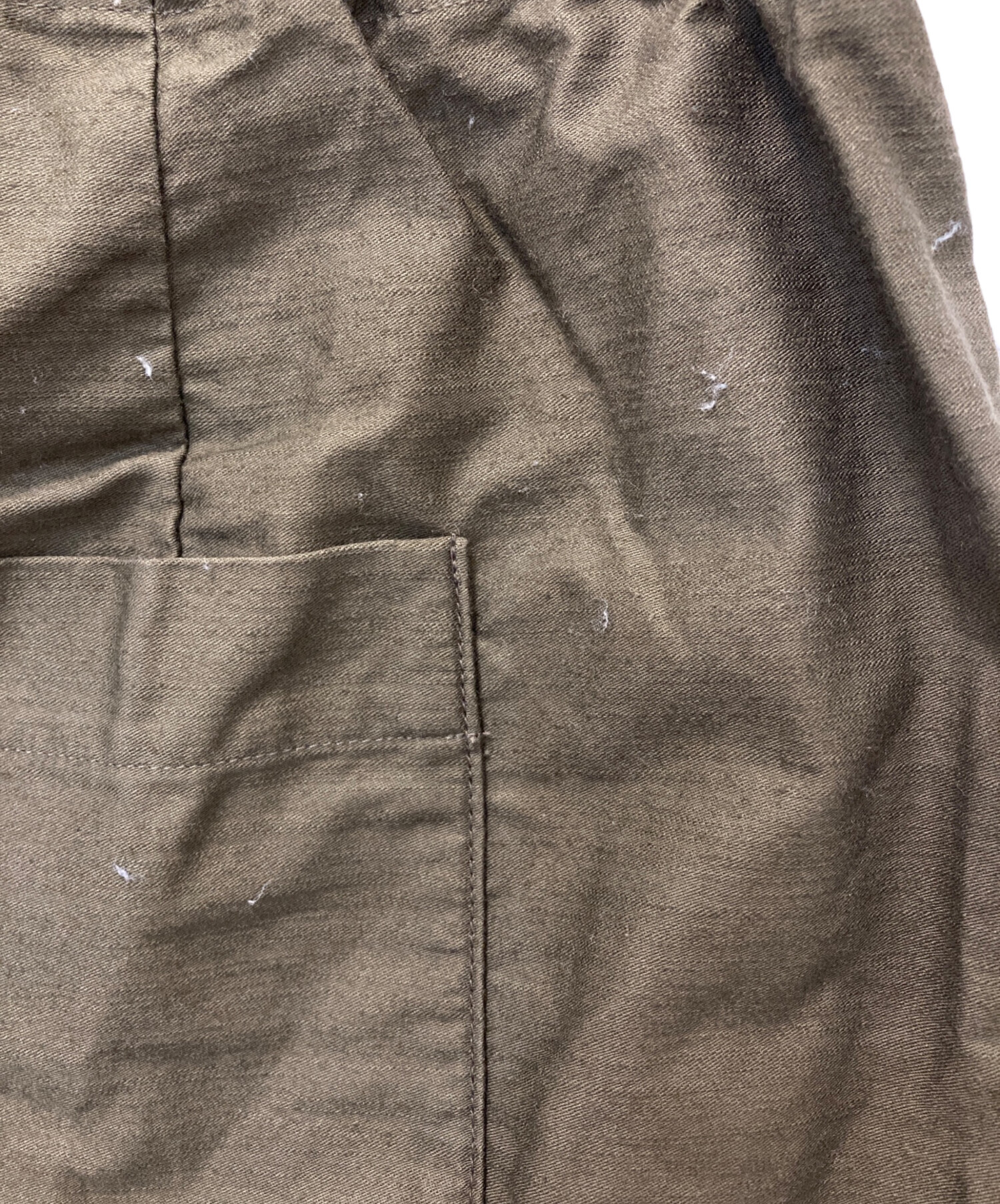 中古・古着通販】mizuiro-ind (ミズイロインド) イージーパンツ カーキ