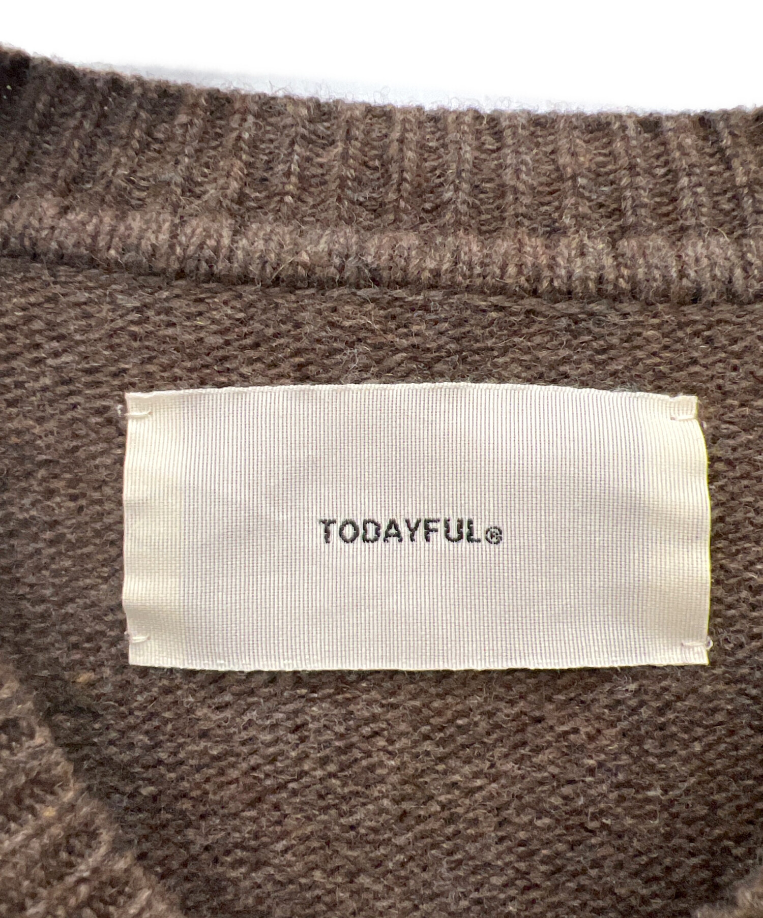 中古・古着通販】TODAYFUL (トゥデイフル) Merinowool Crewneck Knit