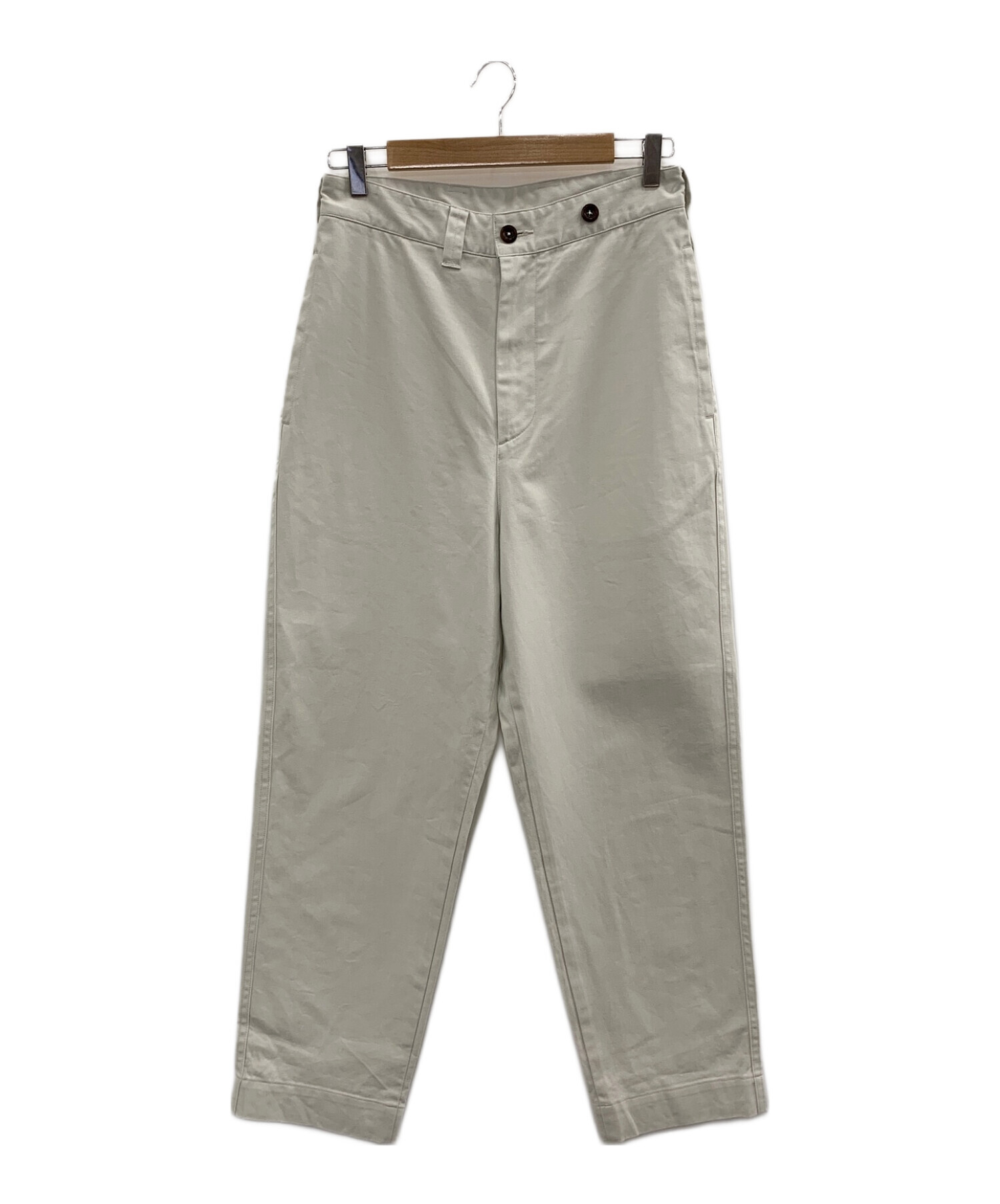 新品 MHL. COTTON NYLON DRILL KHAKI パンツ MHL.（エムエイチエル）の