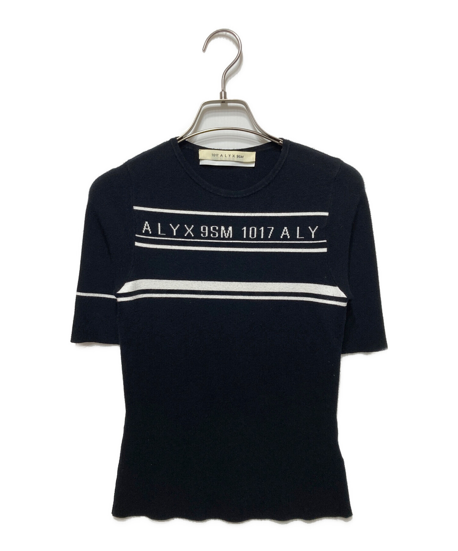 中古・古着通販】1017 ALYX 9SM (アリクス) 半袖ニット ブラック 
