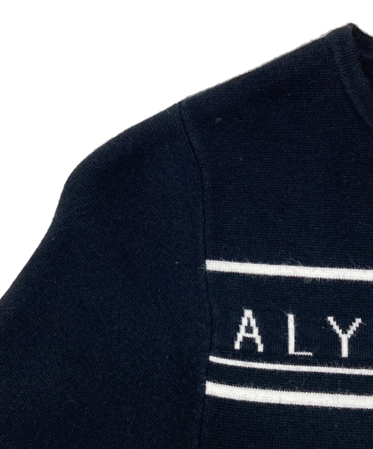 中古・古着通販】1017 ALYX 9SM (アリクス) 半袖ニット ブラック 