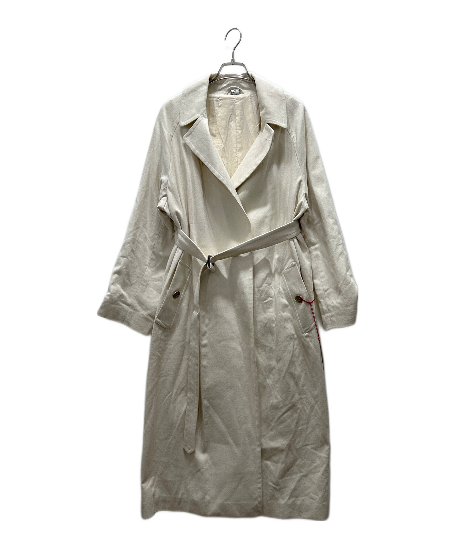 中古・古着通販】M53. (エム53) ステンカラーコート アイボリー サイズ