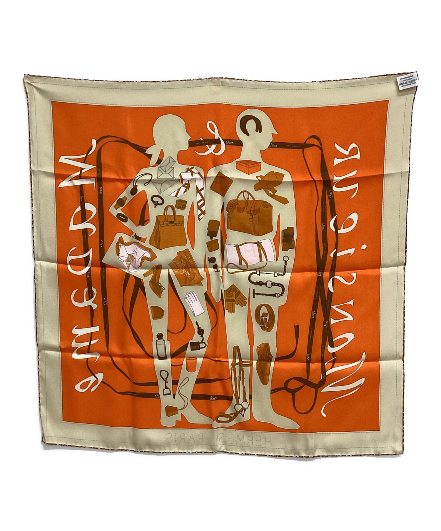 中古・古着通販】HERMES (エルメス) カレ70 Monsieur et Madame