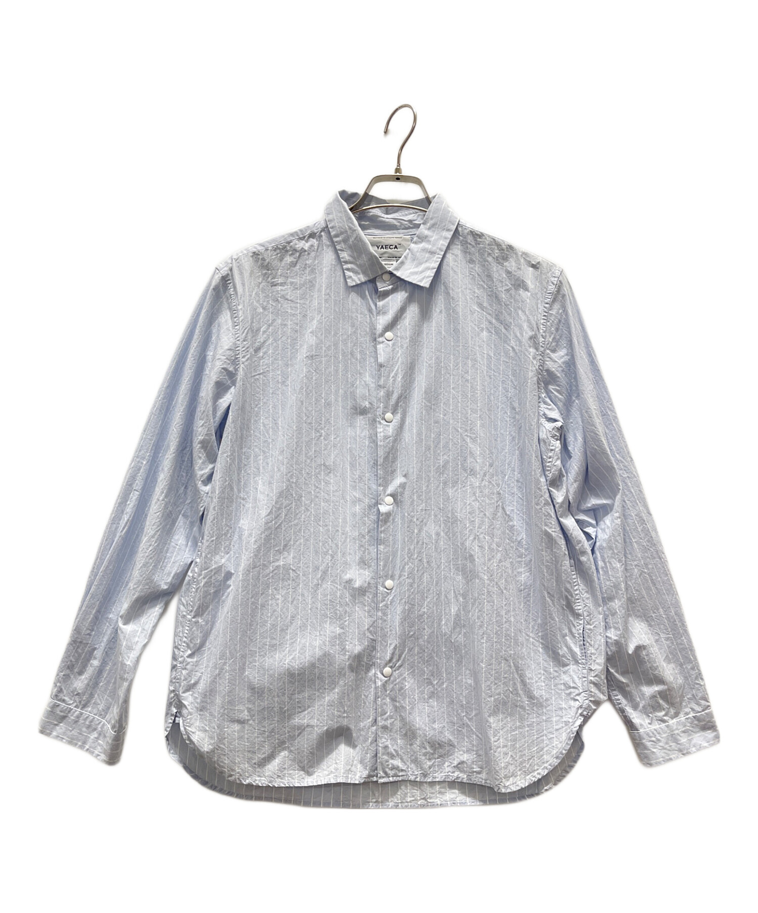 中古・古着通販】YAECA (ヤエカ) COMFORT SHIRT RELAX LONG ブルー