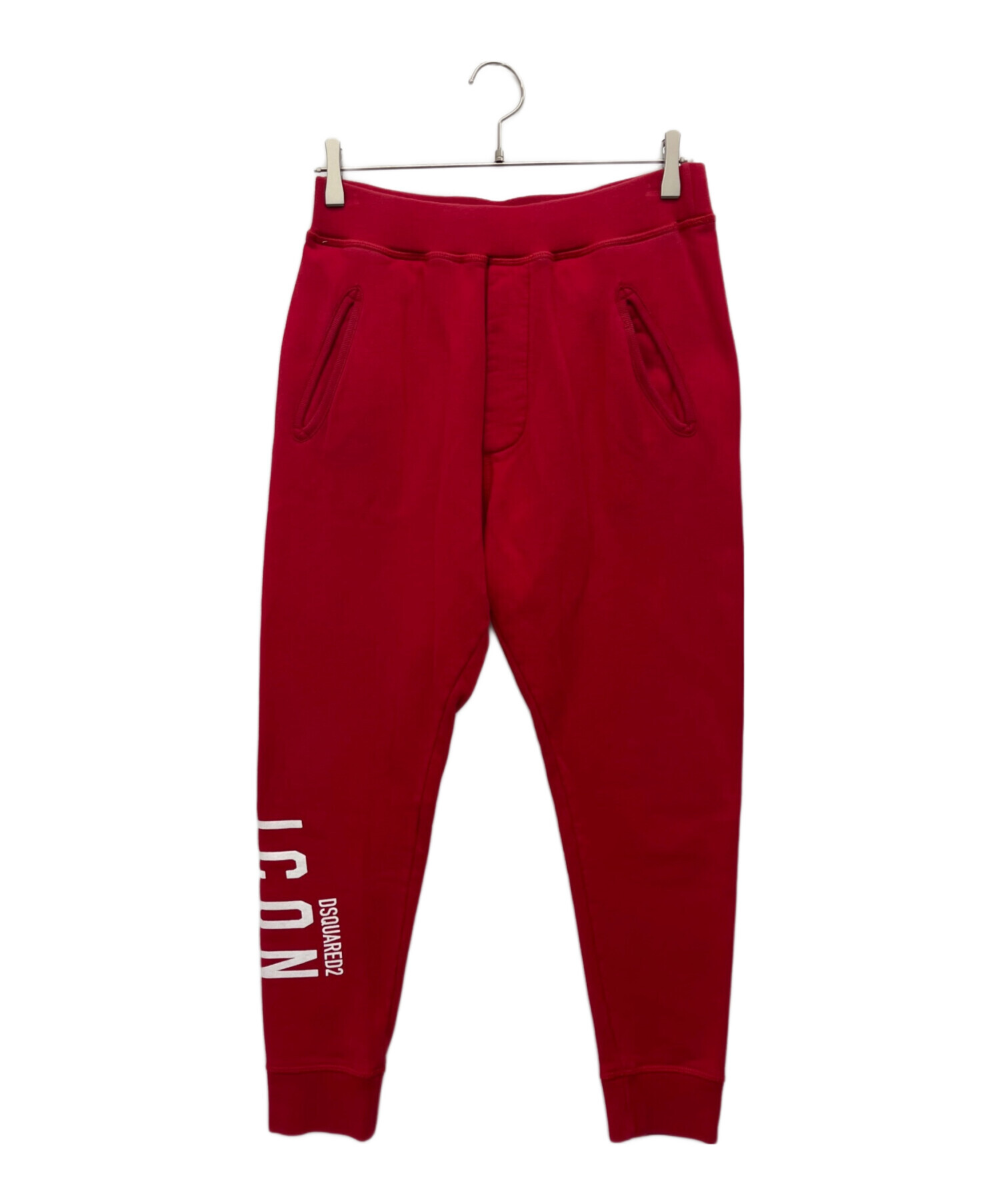 中古・古着通販】DSQUARED2 (ディースクエアード) SWEAT PANTS レッド