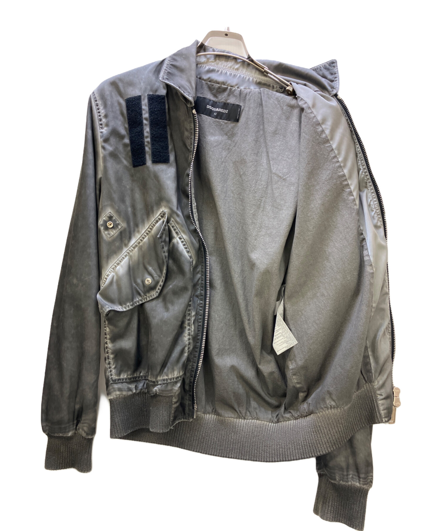 中古・古着通販】DSQUARED2 (ディースクエアード) GREY JACKET WITH