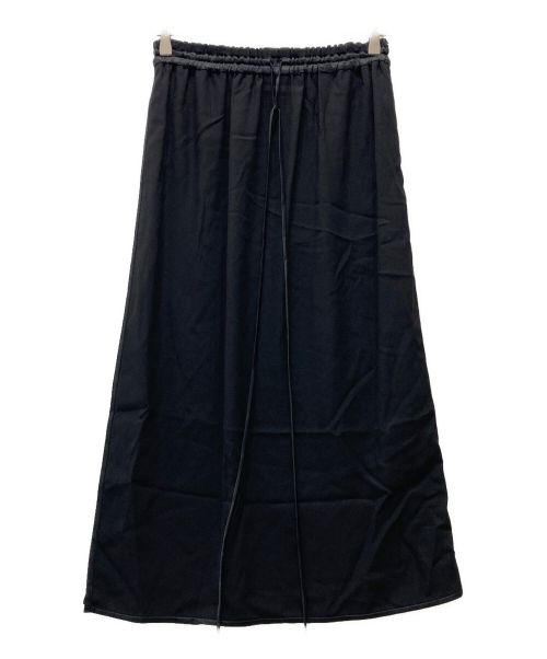 中古・古着通販】GUCCI (グッチ) パイピングロングスカート ブラック