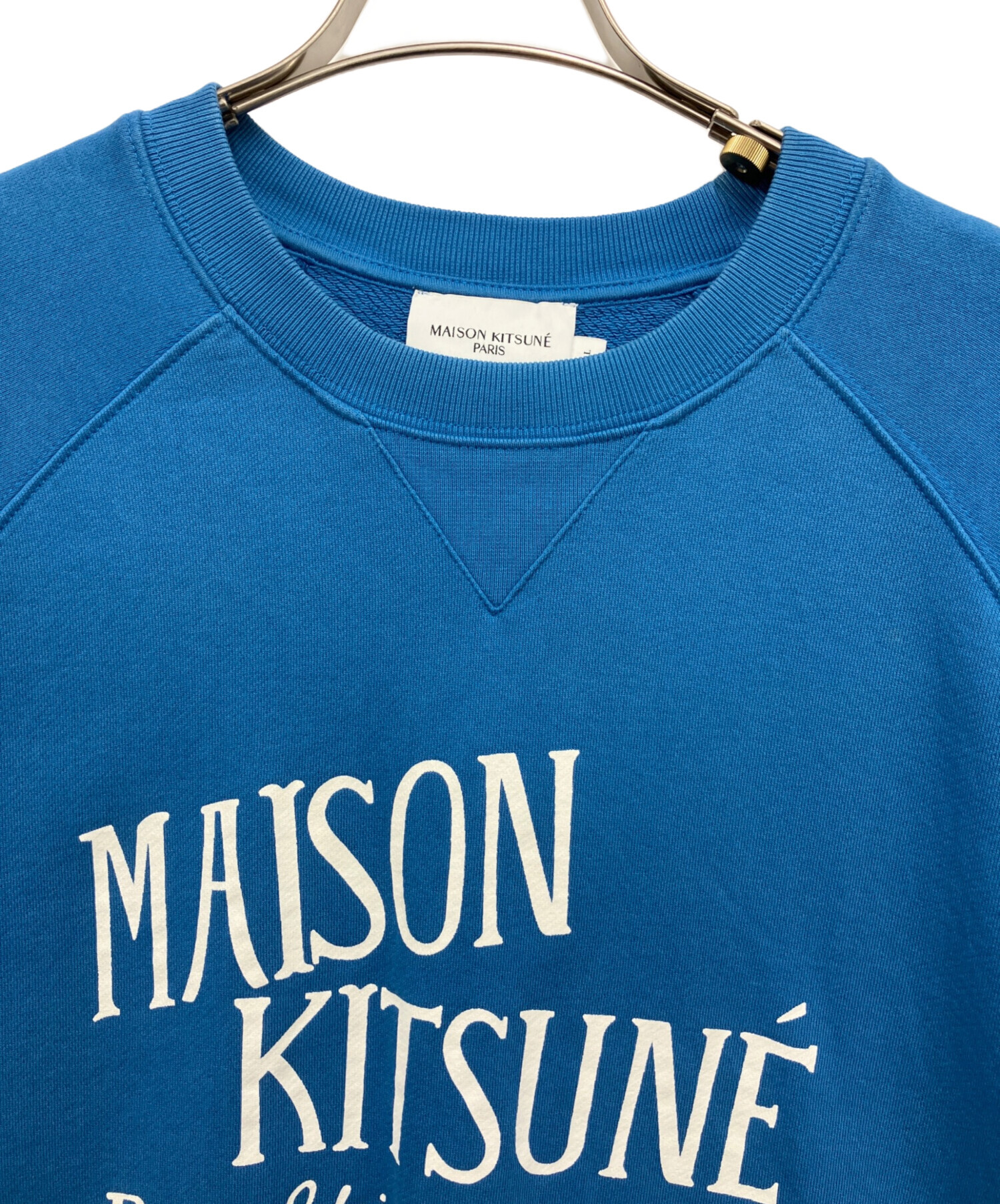 MAISON KITSUNE' - メゾンキツネ スウェット 古着 中古・古着通販】maison kitsune (メゾンキツネ) スウェット ブルー