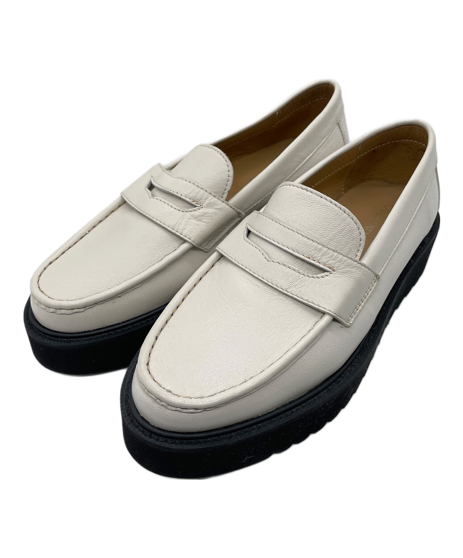 中古・古着通販】Caminando (カミナンド) PLATFORM LOAFERS ホワイト