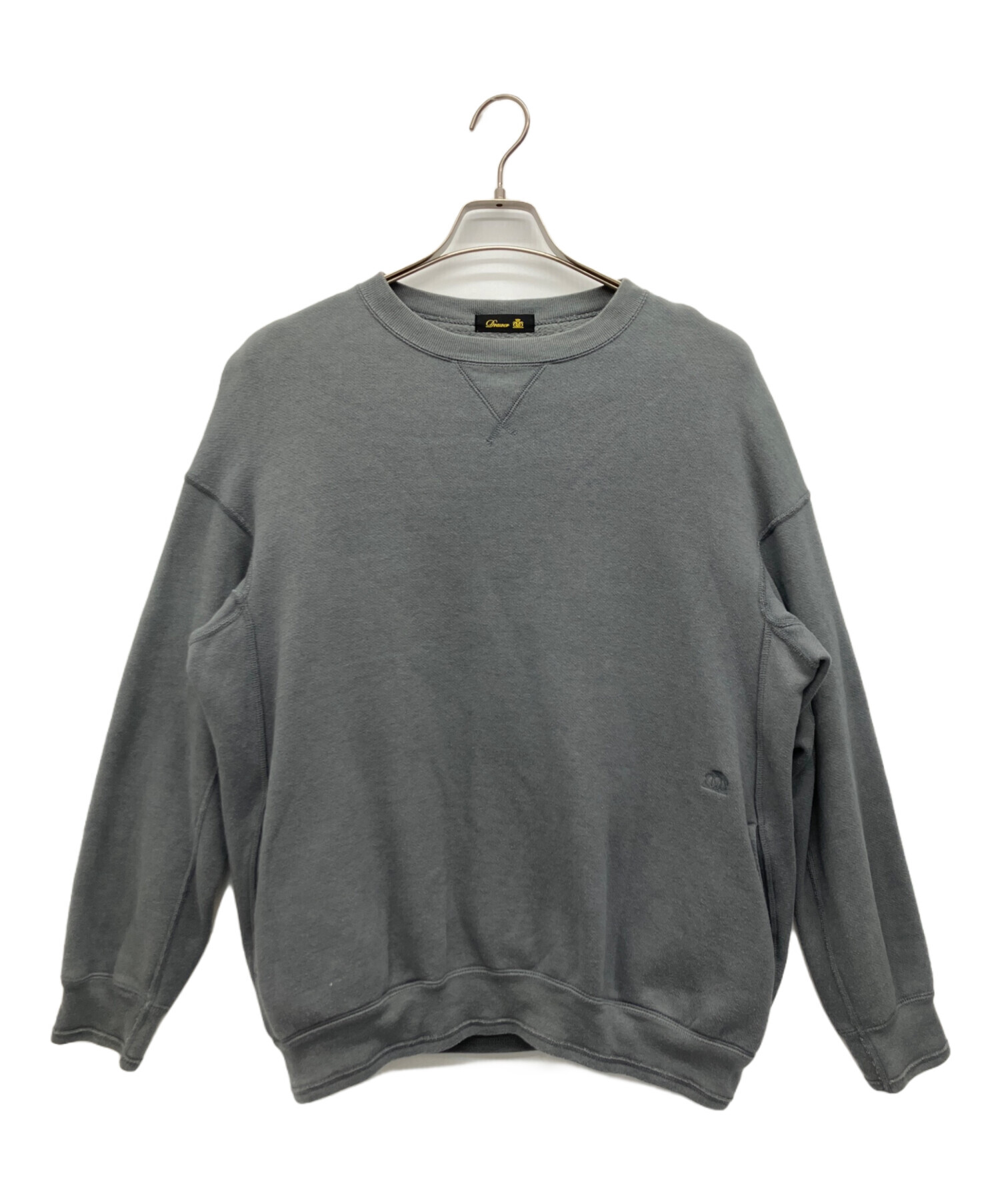 時間19時まで値下げ【美品】ドゥロワー コットン吊り裏毛クルーネックプルオーバー 中古・古着通販】Drawer (ドゥロワー) コットンカシミヤ裏毛クルー