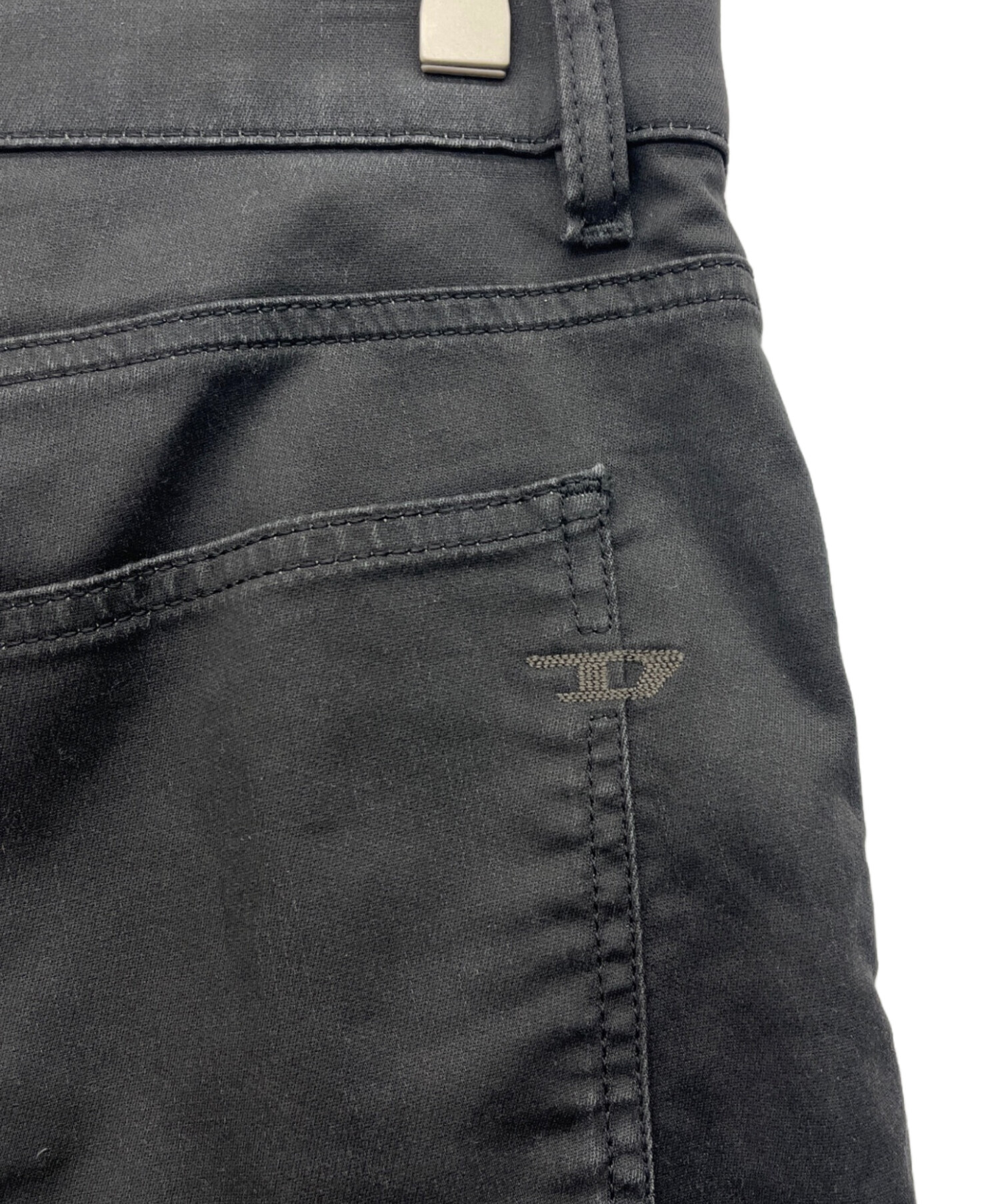 中古・古着通販】DIESEL (ディーゼル) デニムパンツ ブラック サイズ 