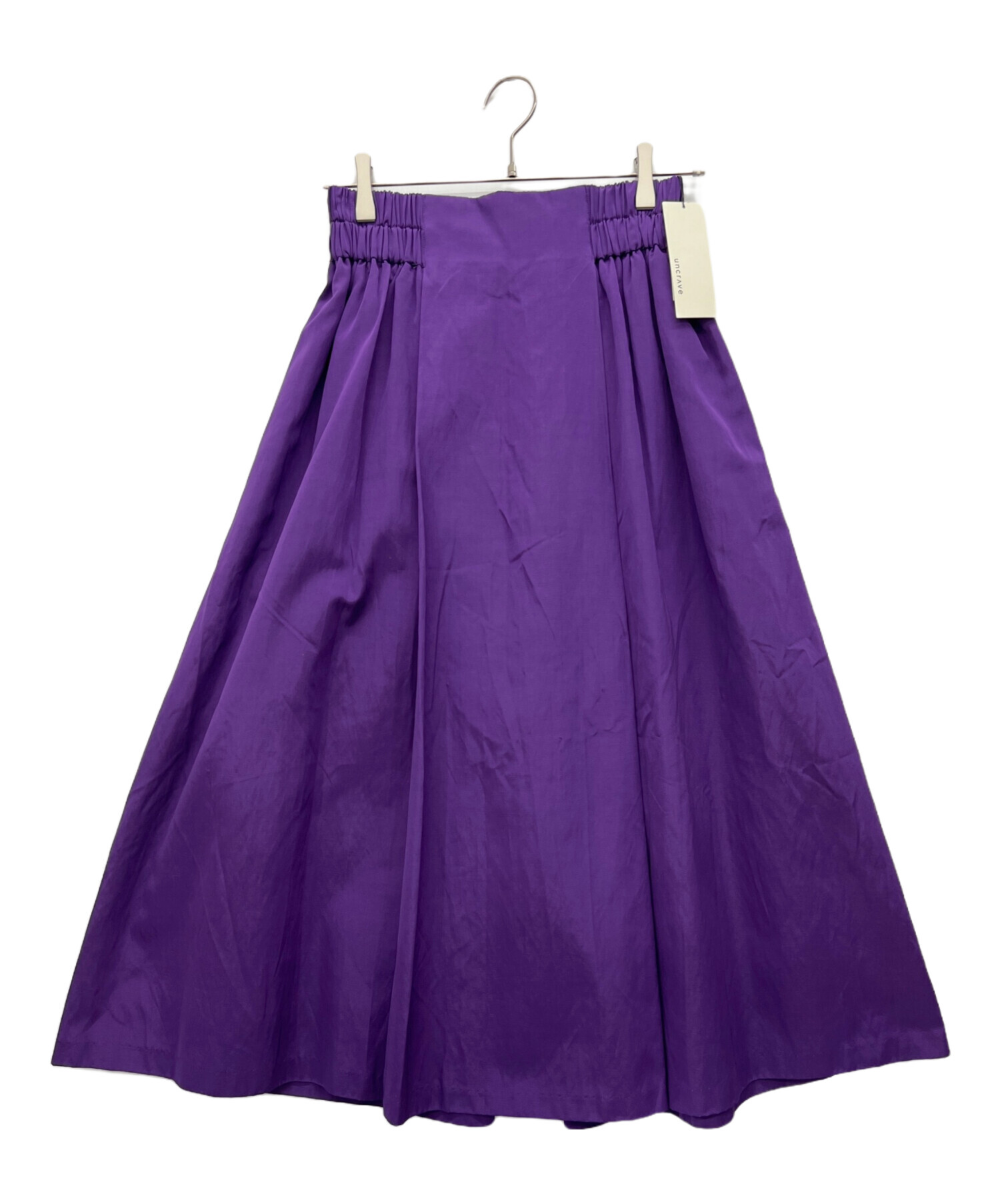 COMME des GARÇONS パープル フレアスカート 中古・古着通販】uncrave (アンクレイヴ) カラードレスフレアスカート