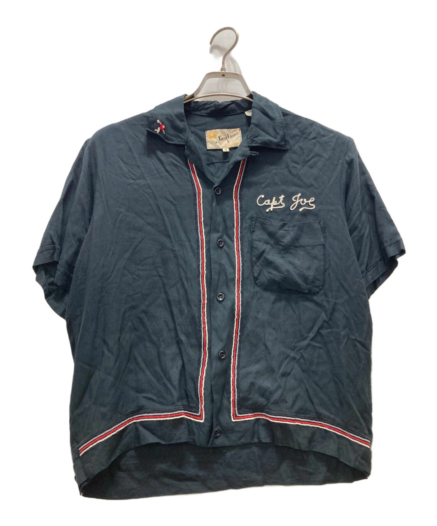 中古・古着通販】KING LOUIE (キングルイ) ボーリングシャツ ブラック 
