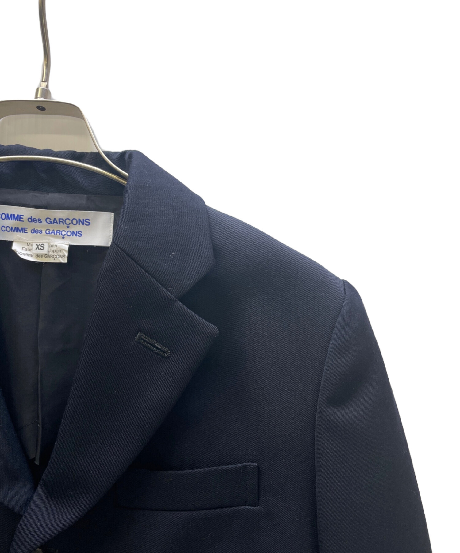 COMME des GARÇONS テーラードジャケット XS ネイビー 【公式通販】