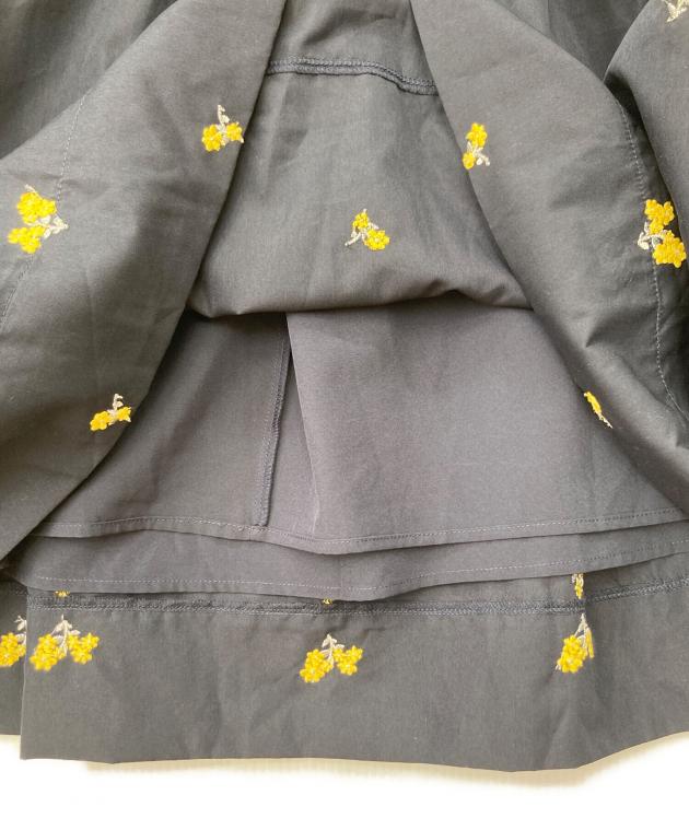 中古・古着通販】bibiy (ビビィ) B. FLOWER DRESS ネイビー サイズ:F