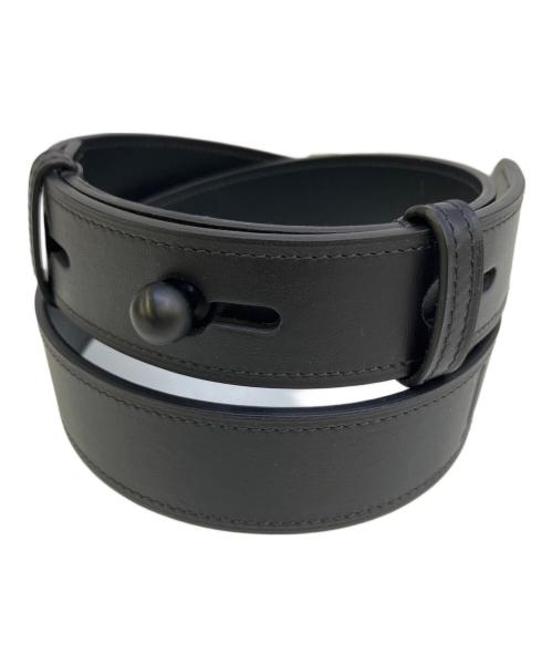 中古・古着通販】LOEWE (ロエベ) レザーベルト ブラック｜ブランド