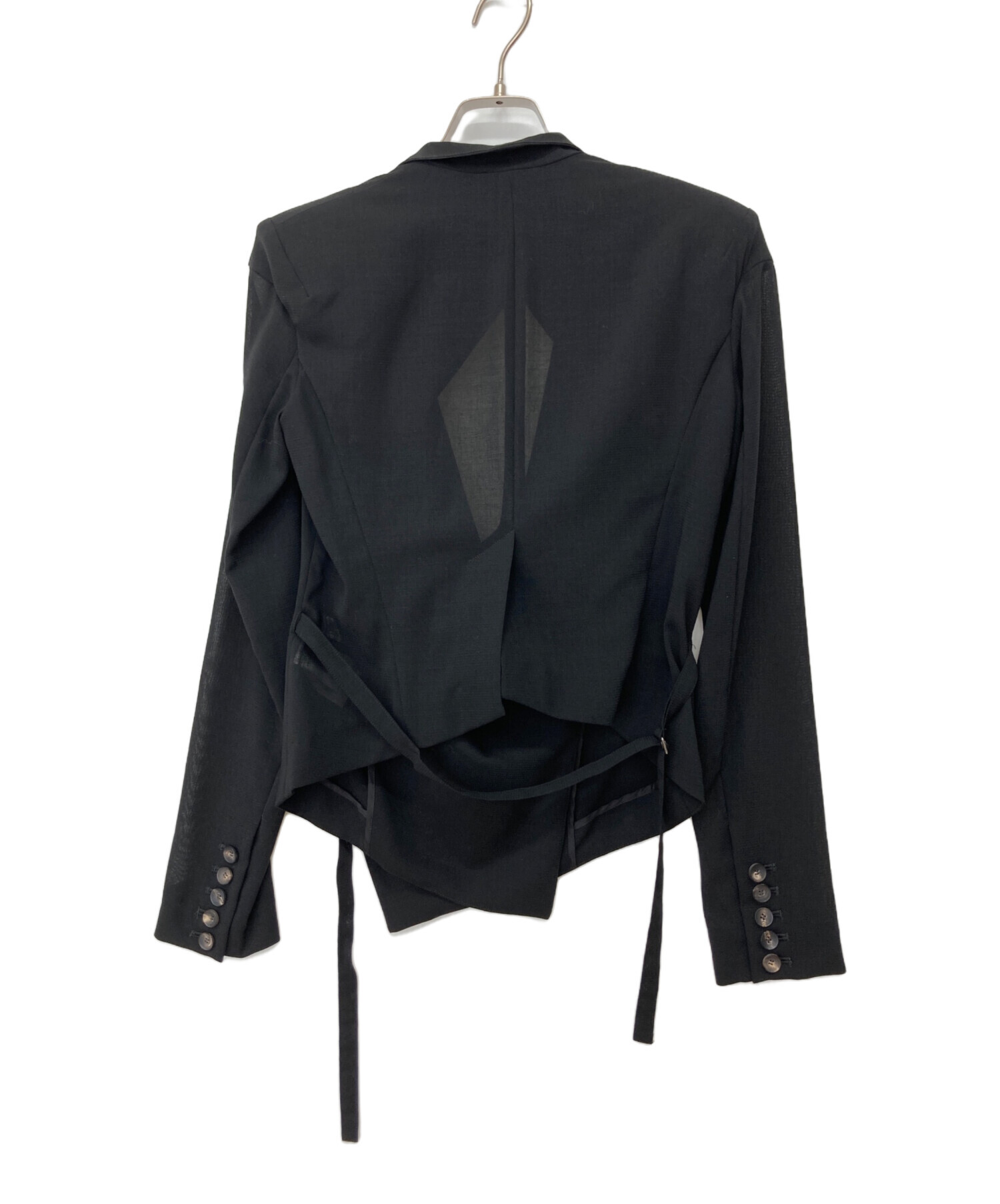 pn 様 HELMUTLANG ヘルムートラング ジップアップ ジャケット 変形 中古・古着通販】HELMUT LANG (ヘルムートラング) 変形ジャケット