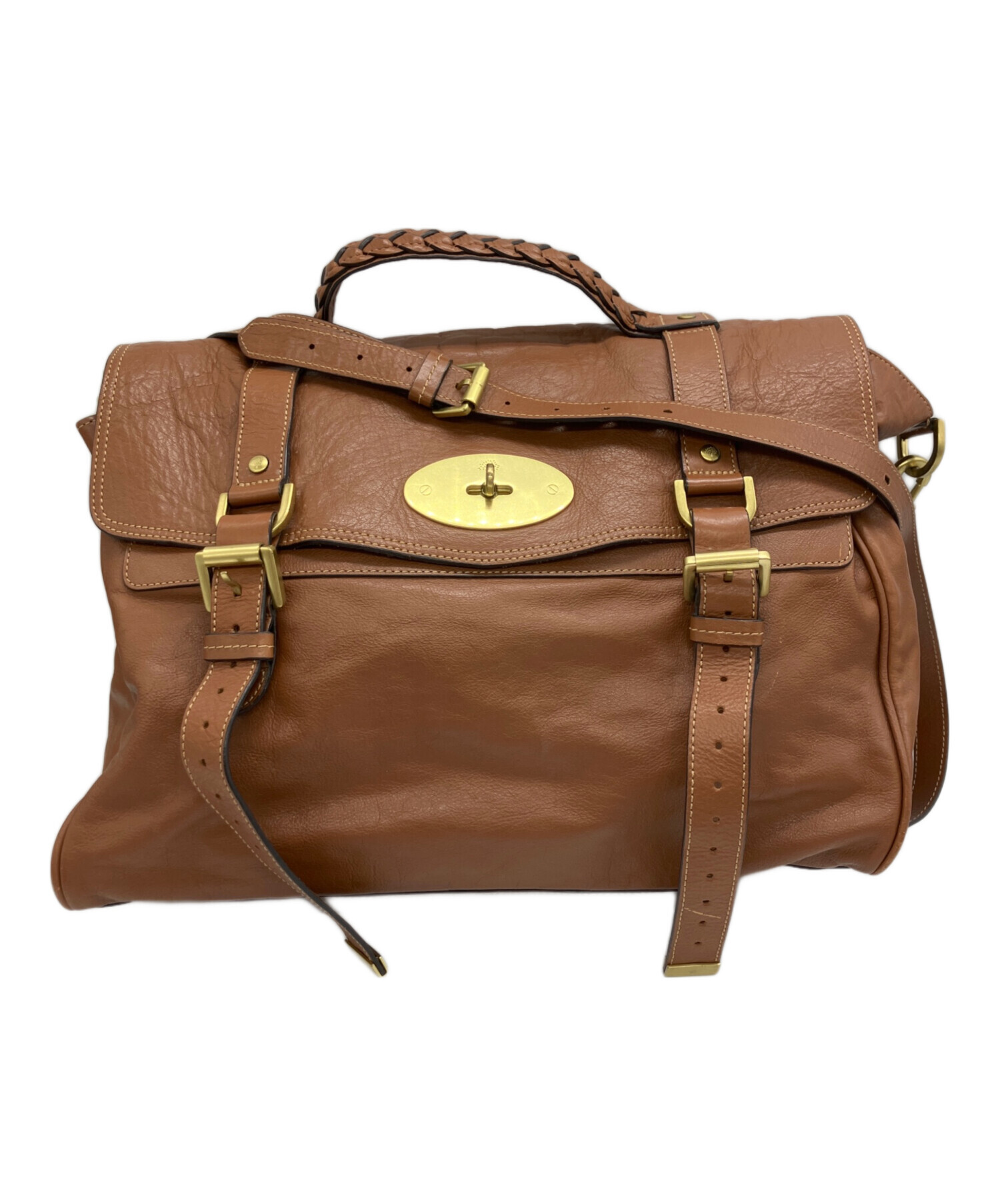 中古・古着通販】MULBERRY (マルベリー) アレクサ2WAYバッグ ブラウン