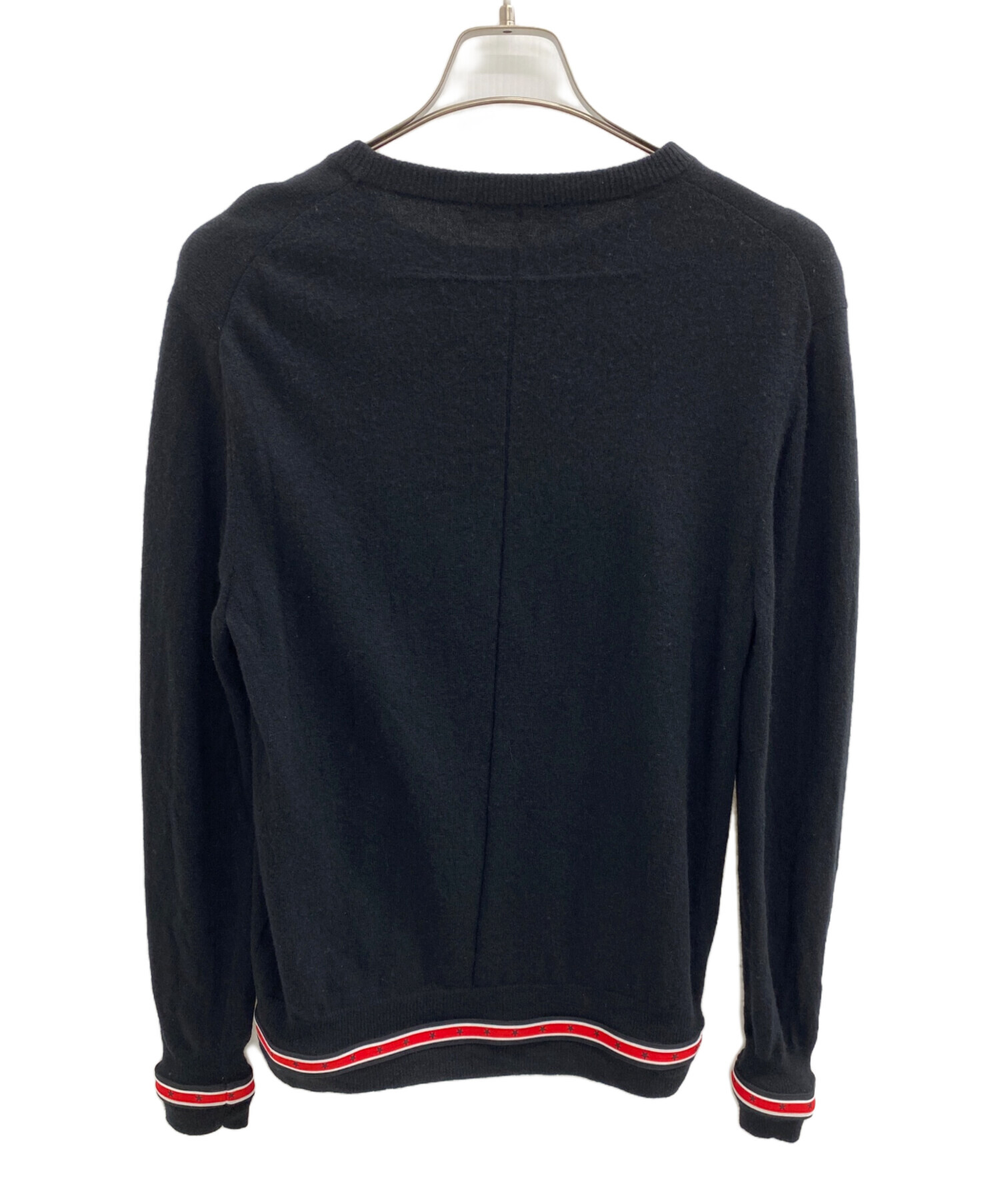 中古・古着通販】GIVENCHY (ジバンシィ) クルーネックニット ブラック 