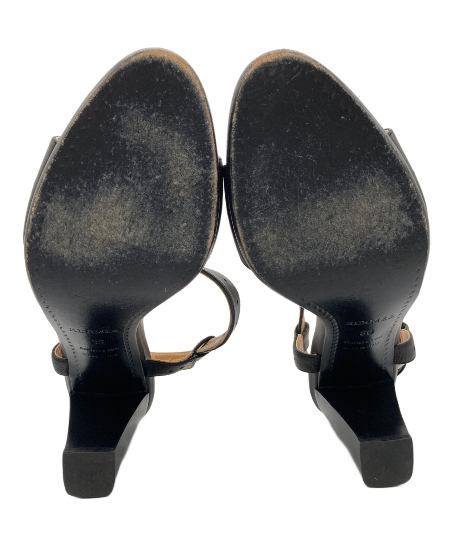 中古・古着通販】HERMES (エルメス) エブリンストラップサンダル