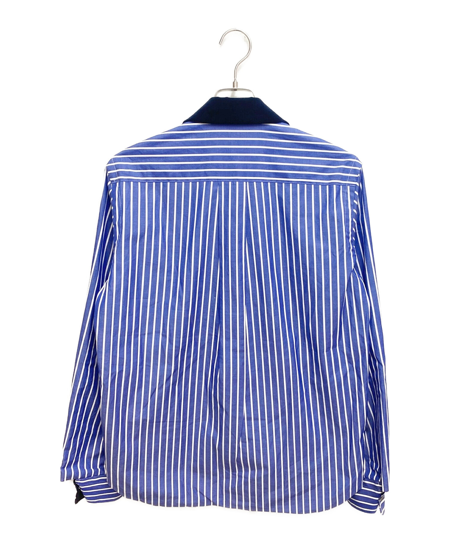 sacaiリバーシブルシャツブルゾン 中古・古着通販】sacai (サカイ) リバーシブルシャツジャケット スカイ