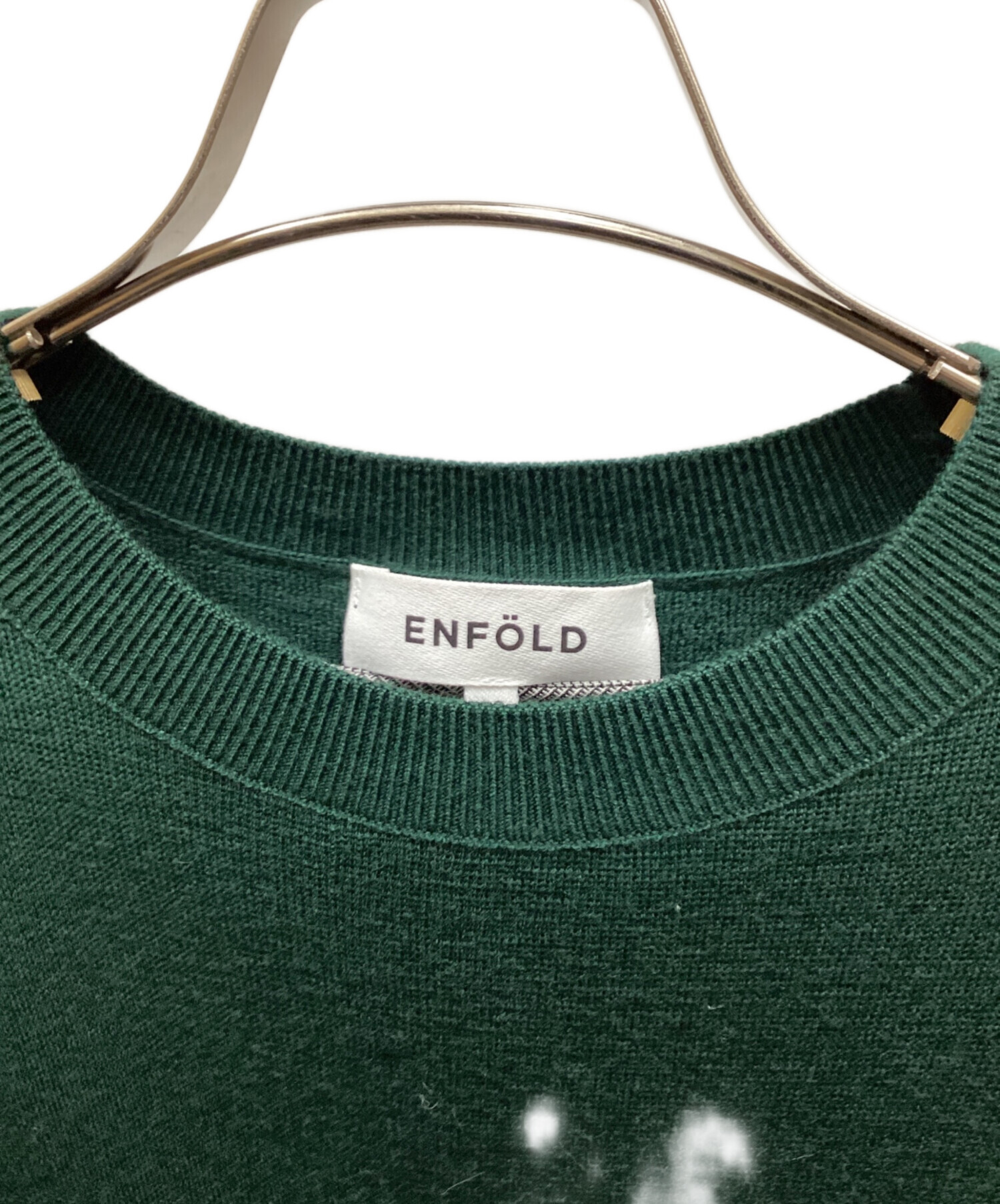 10月3日削除　美品　ENFOLD ドッキングトップス　グレー 10月3日削除 美品 ENFOLD ドッキングトップス グレー