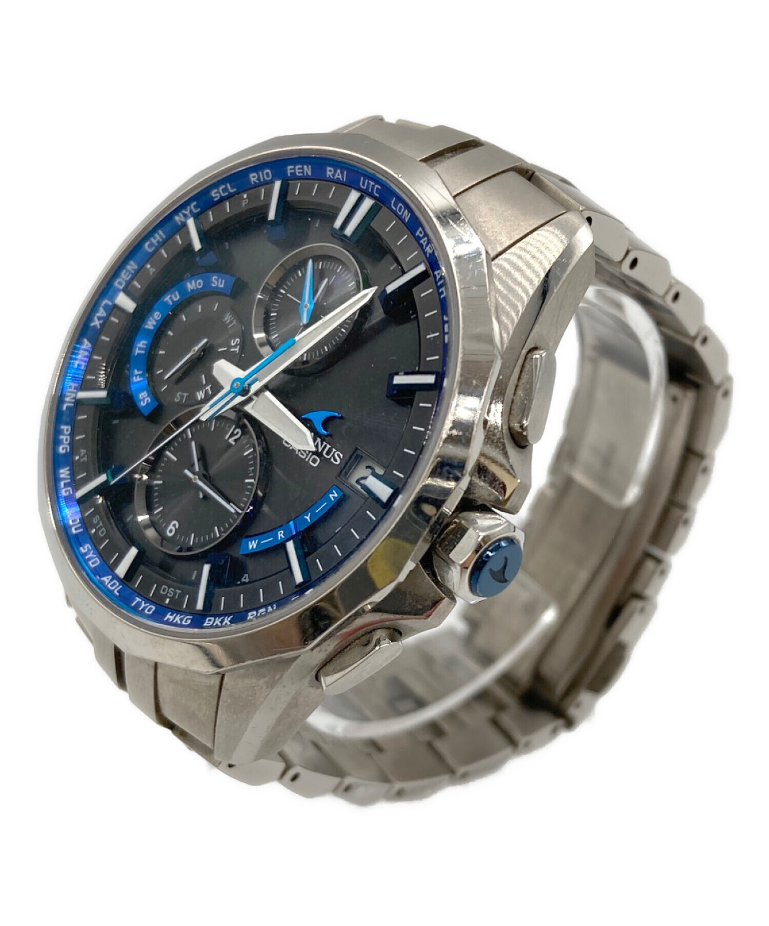 中古・古着通販】CASIO (カシオ) OCEANUS MANTA OCW-S3000 ブルー 