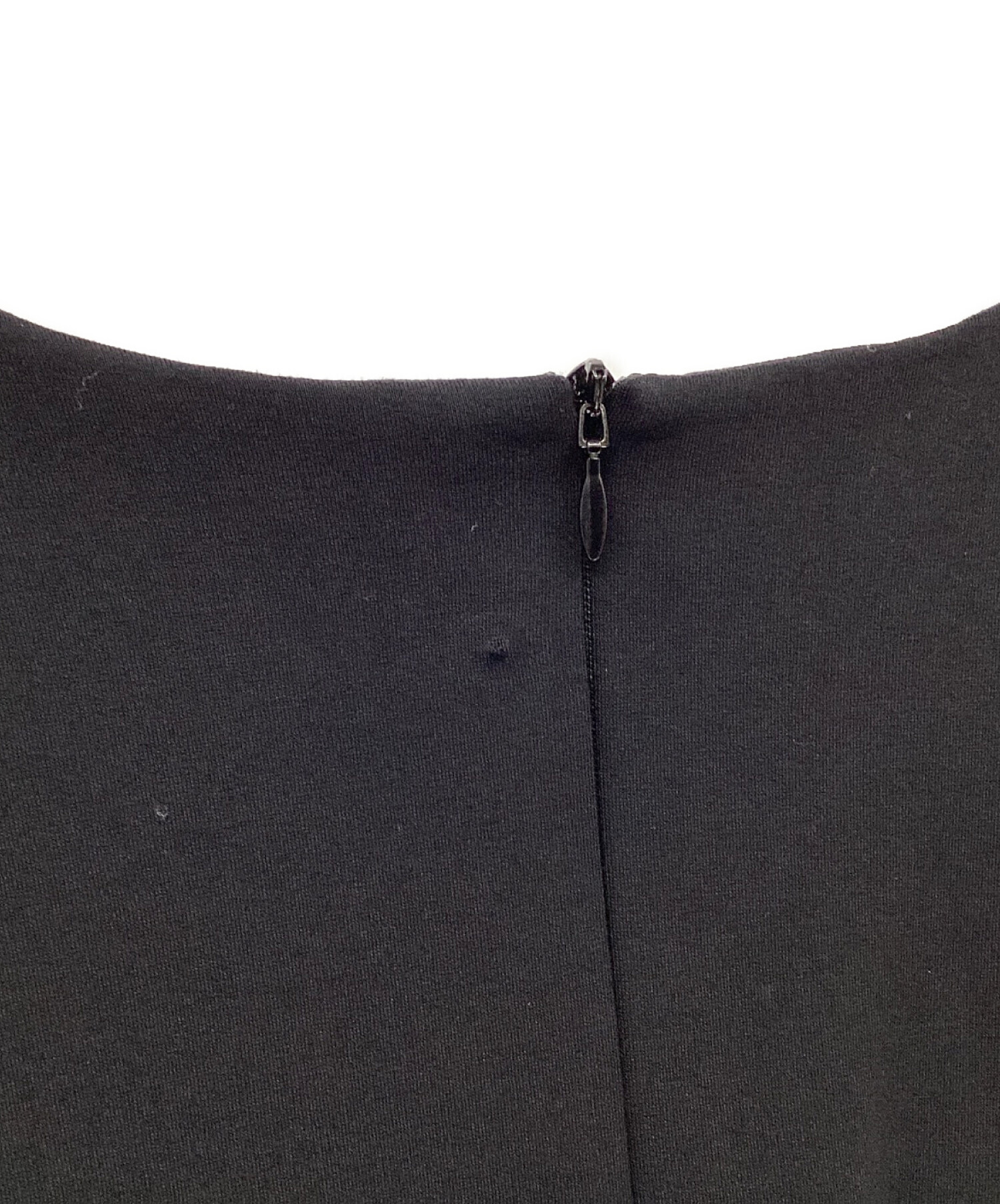 【新品未使用】 iCB　ストレッチポンチ Vネックワンピース　ダルブルー　 L ICB 【WEB限定・洗える】ストレッチポンチ Vネックワンピース