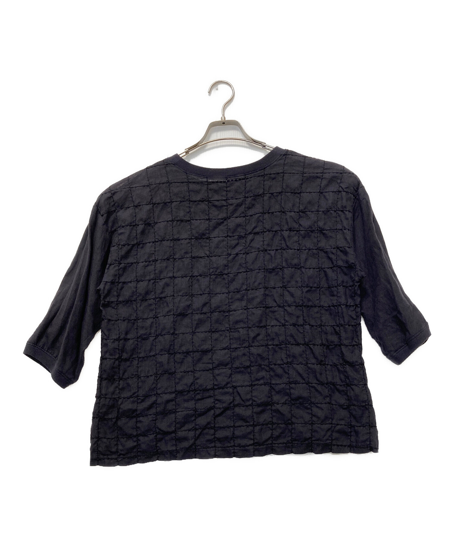 中川政七商店 格子刺繍の麻布Ｔシャツ 中古・古着通販】中川政七商店 (ナカガワマサシチショウテン) 格子刺繍