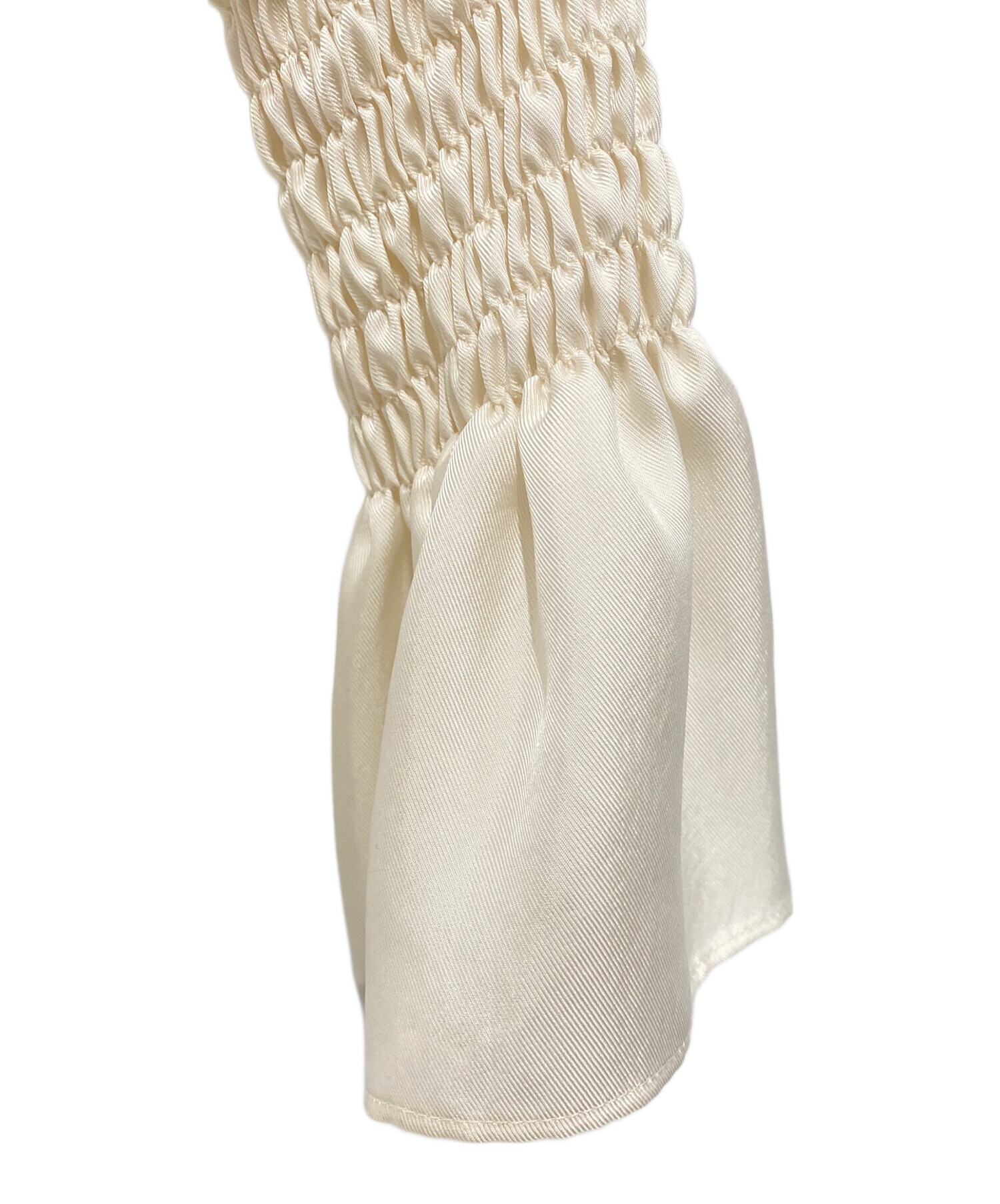 中古・古着通販】FETICO (フェティコ) Gathered Twill Blouse