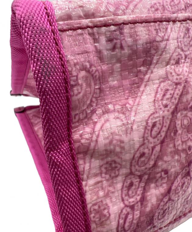 中古・古着通販】ETRO (エトロ) ペイズリー柄 ナイロンバッグ ピンク