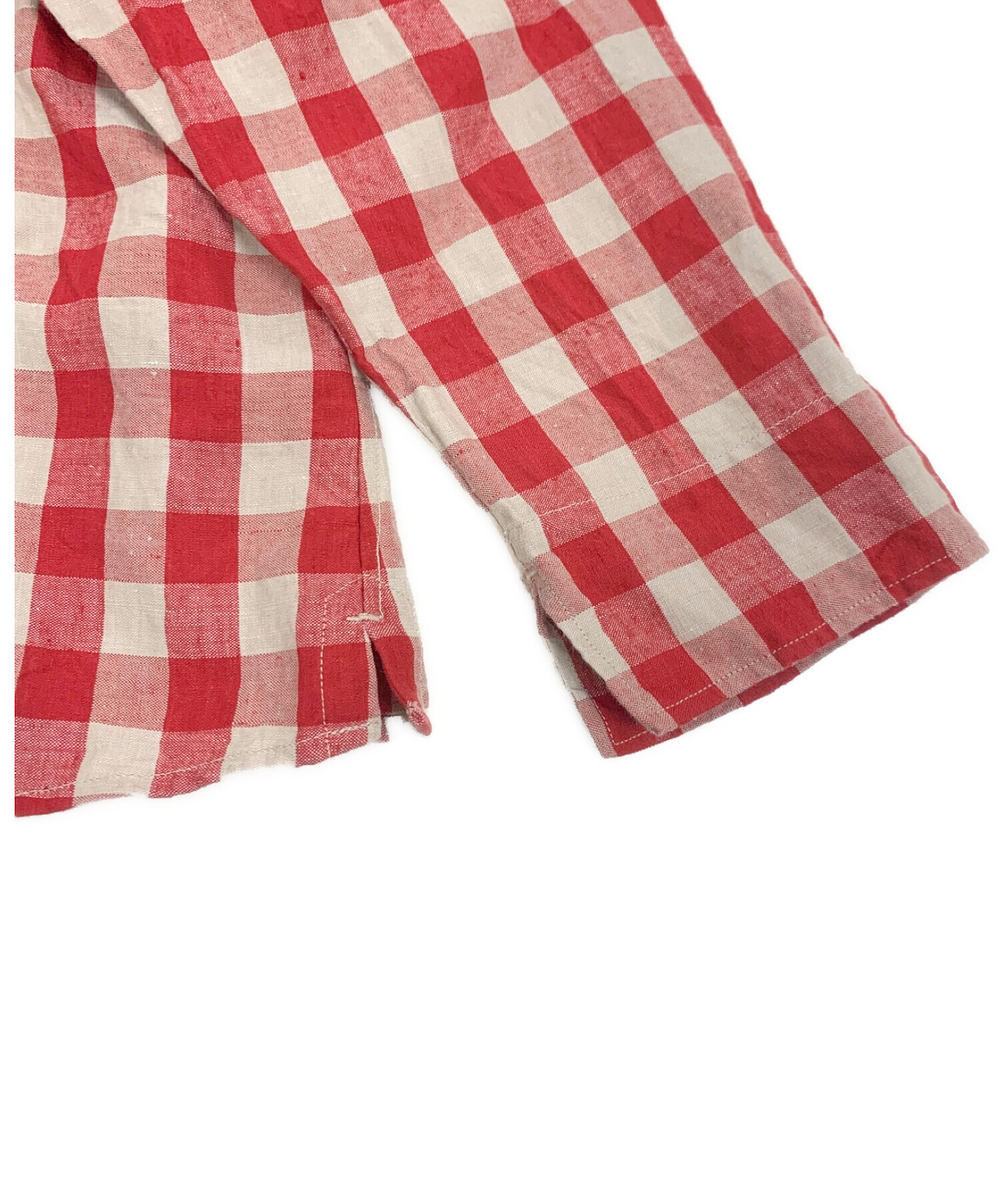 45R インドリネンの四角シャツ 45R（フォーティファイブアール）の「インドリネンの四角シャツ