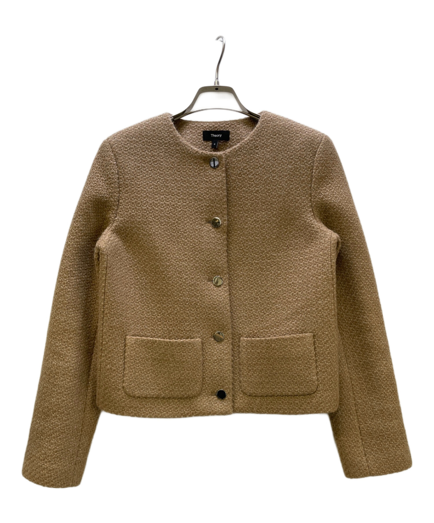 中古・古着通販】theory (セオリー) Holiday Tweed PKT Crop JKT