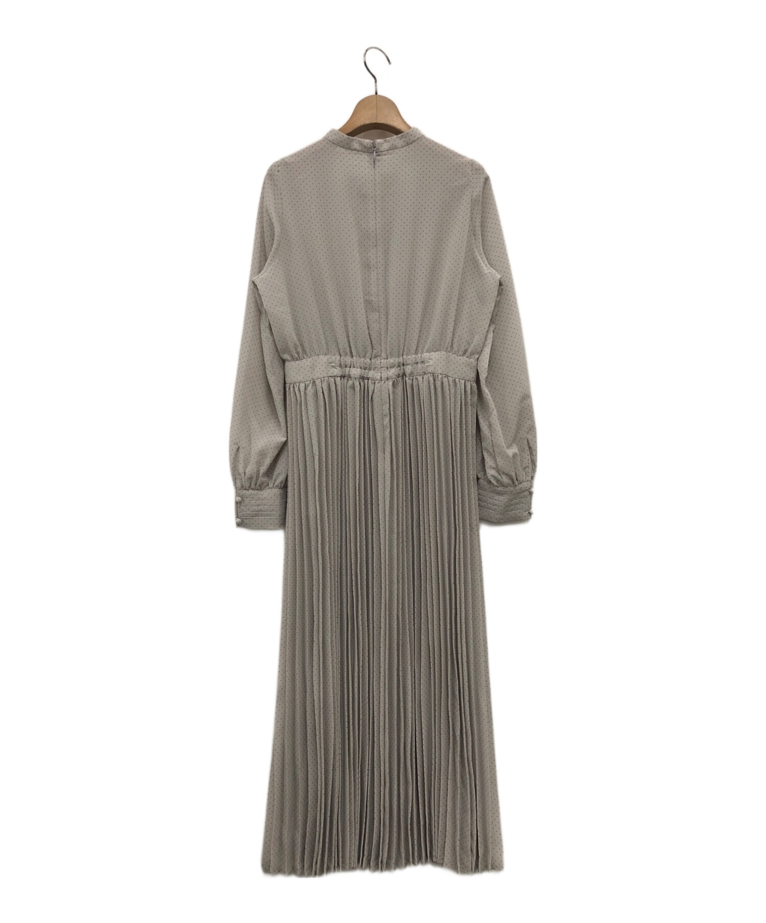 中古・古着通販】FRAY ID (フレイ アイディー) ネックフリルプリーツ  