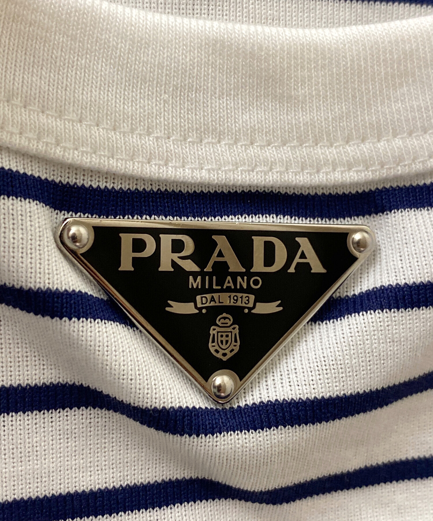 6254【未使用級】プラダ☆三角プレートタンクトップ ホワイト ノースリーブ 2026年最新】PRADA レディース タンクトップの人気アイテム - メルカリ