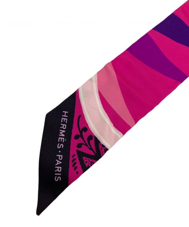 HERMES シルクスカーフ ピンク エルメス カレ ジェアン Peuple du Vent 風の民 シルク スカーフ