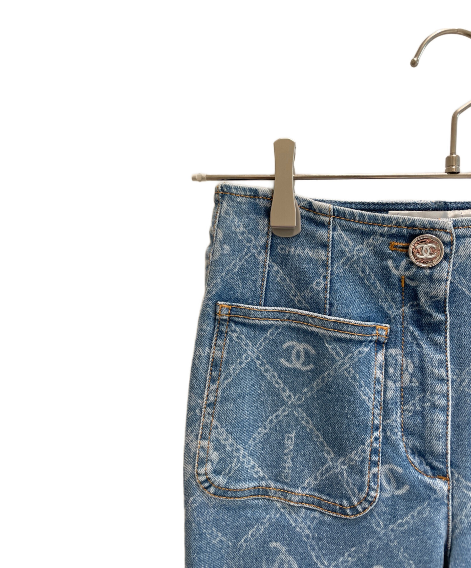 中古・古着通販】CHANEL (シャネル) フレアデニムパンツ サイズ:34