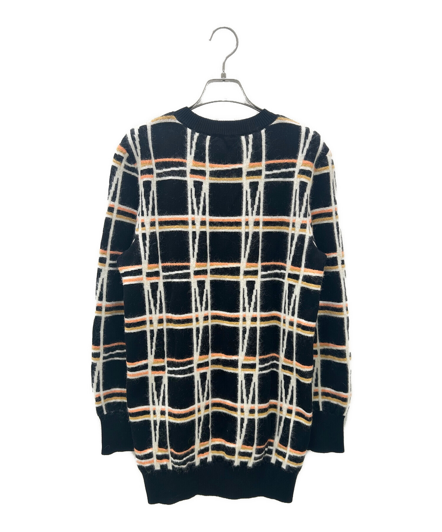 中古・古着通販】CHANEL (シャネル) チェック柄ニットチュニック 