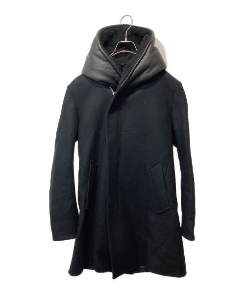 【定価15万☆未使用級】1piu1uguale3 113 WRAP COAT 黒 定価15万☆未使用級】1piu1uguale3 113 WRAP COAT 黒 定価15万☆未使用