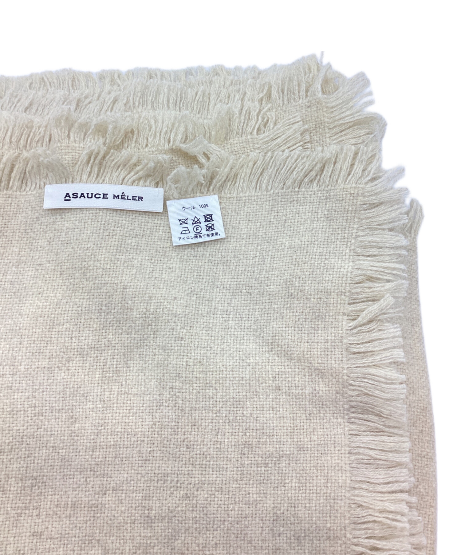中古・古着通販】ASAUCE MELER (アソースメレ) ウルトラファインラム