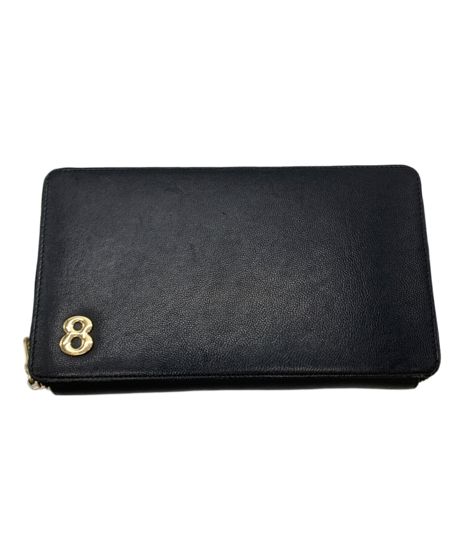 muta ツインジップ長財布 ガルーシャ・7ラインZIP長財布（ブラック