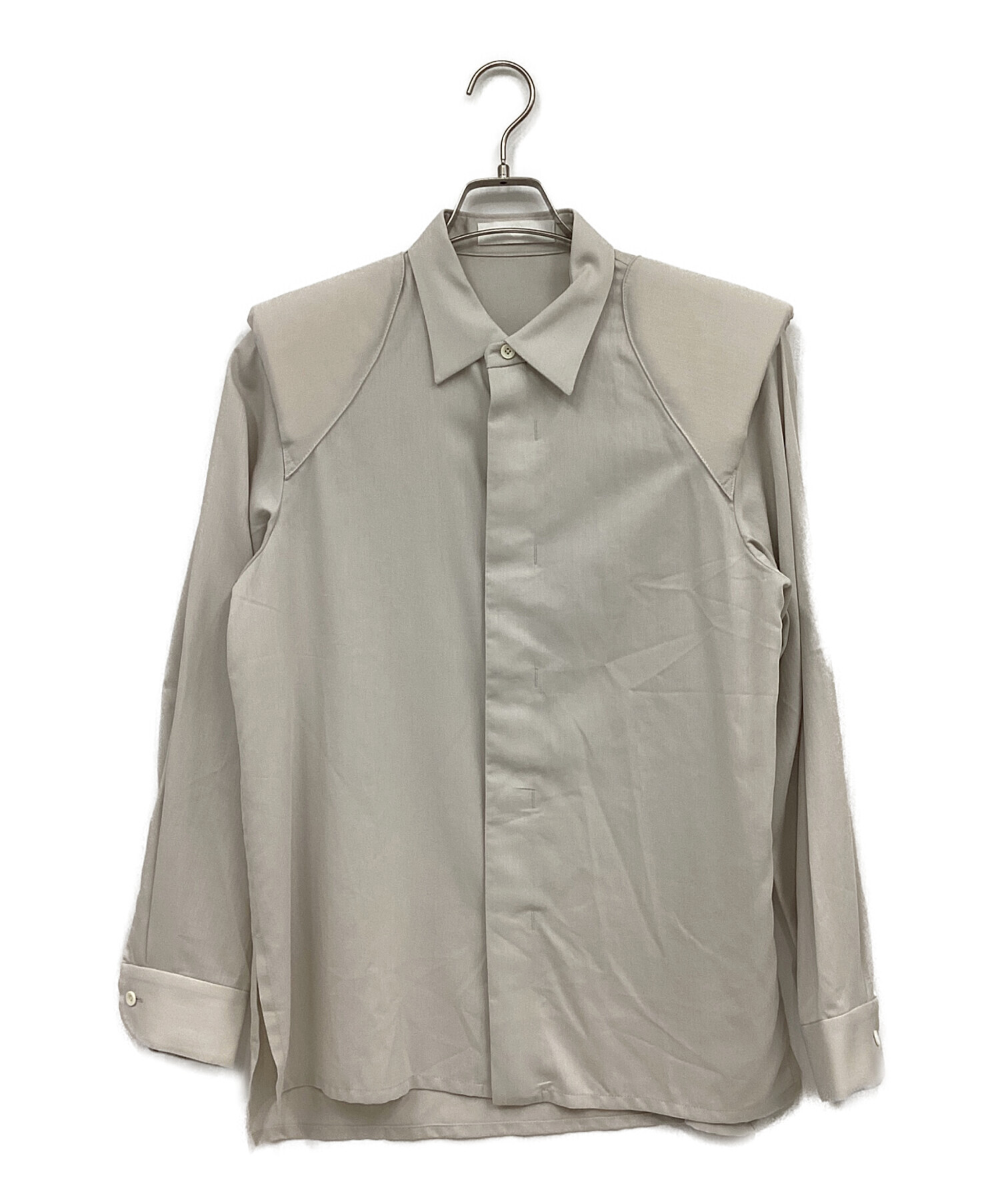 中古・古着通販】ETHOSENS (エトセンス) ショルダーパッドシャツ