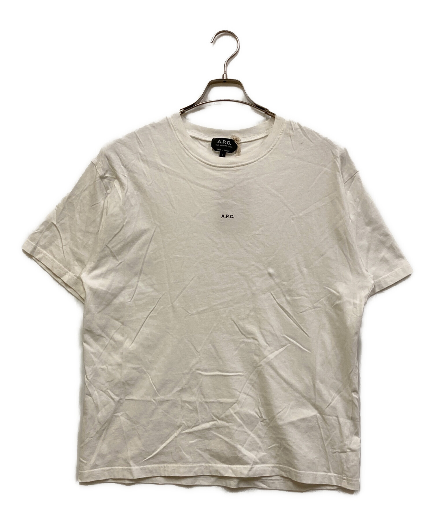 中古・古着通販】A.P.C. (アーペーセー) Tシャツ ホワイト サイズ:SIZE 