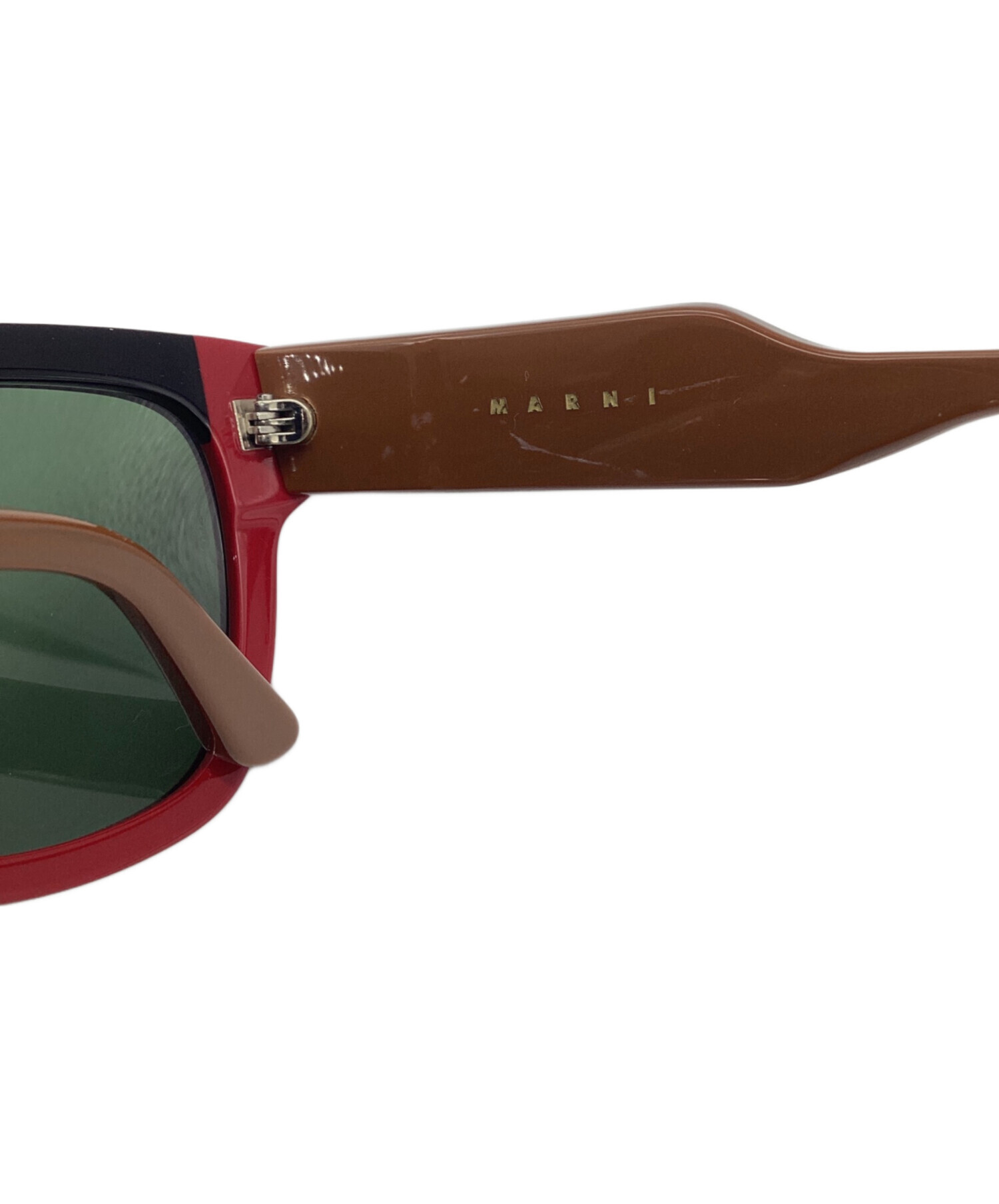 中古・古着通販】MARNI (マルニ) サングラス ブラック×レッド