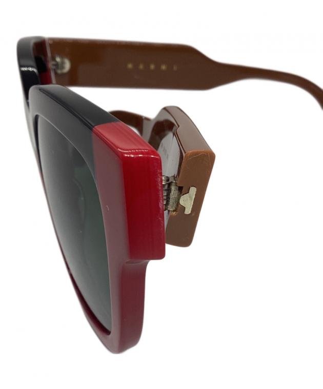 中古・古着通販】MARNI (マルニ) サングラス ブラック×レッド